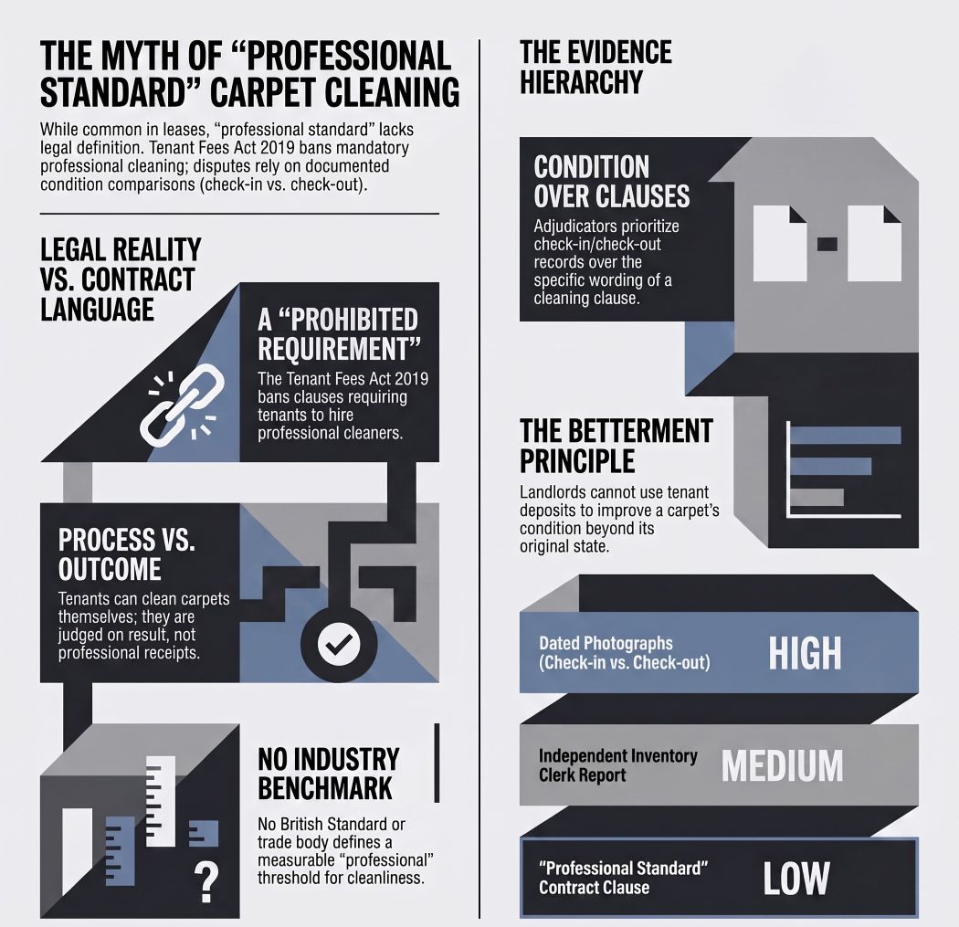 “Professional Standard” Carpet Cleaning: A Lease Contract Term With No Legal Definition